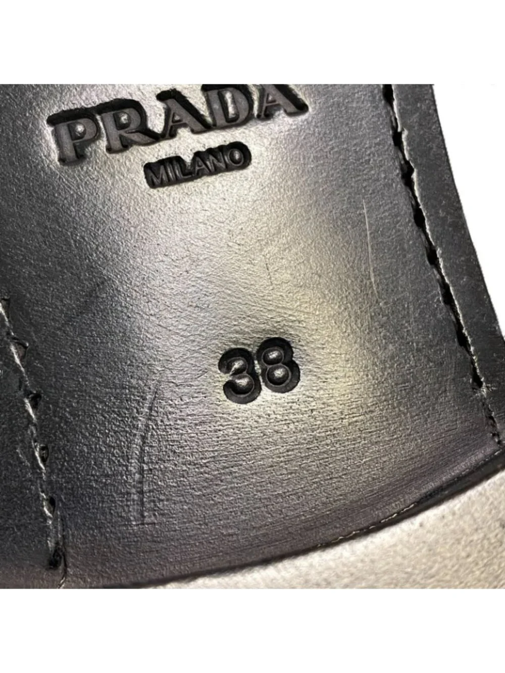 Prada Buckle Boot Black